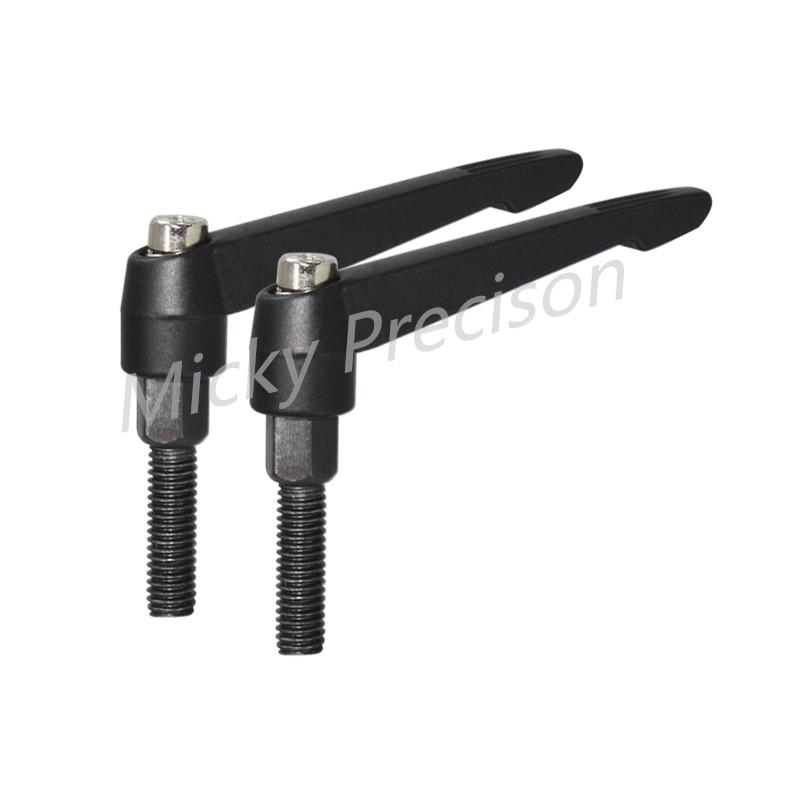 1Pcs Adjustable Handle Clamp Levers Thread Knob M4 M5 M6 M8 M10 Length 10-50mm