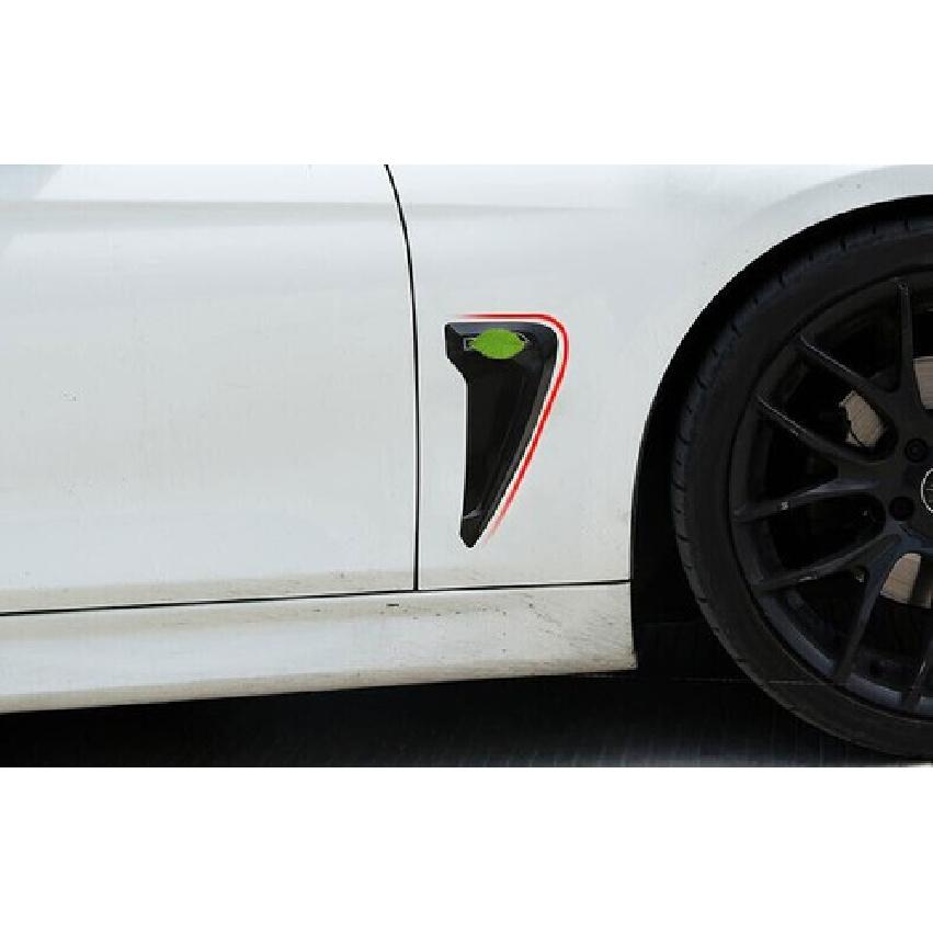 For BMW X3 F25 X4 F26 2014-2017 ABS Black Side Vent Fender Flank Cover Trim 2PCS