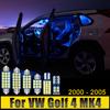 For Volkswagen VW Golf 4 MK4 2000 2001 2002 2003 2004 2005 9PCS Car Dome Reading Lights Glove Box Vanity Mirror Lamps Trunk Bulb