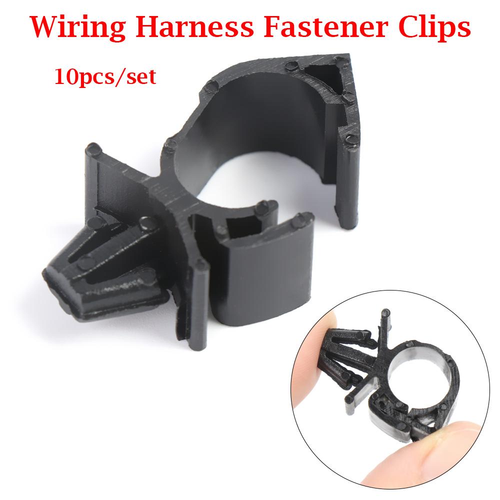Push Mounted Car Line Finishing Wiring Strap Wiring Harness Fastener Clips Zip Ties Cable Clamp