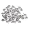 90x Тибетское серебро Лотос Йога Подвески DIY Подвеска для изготовления ожерелья ювелирных изделий