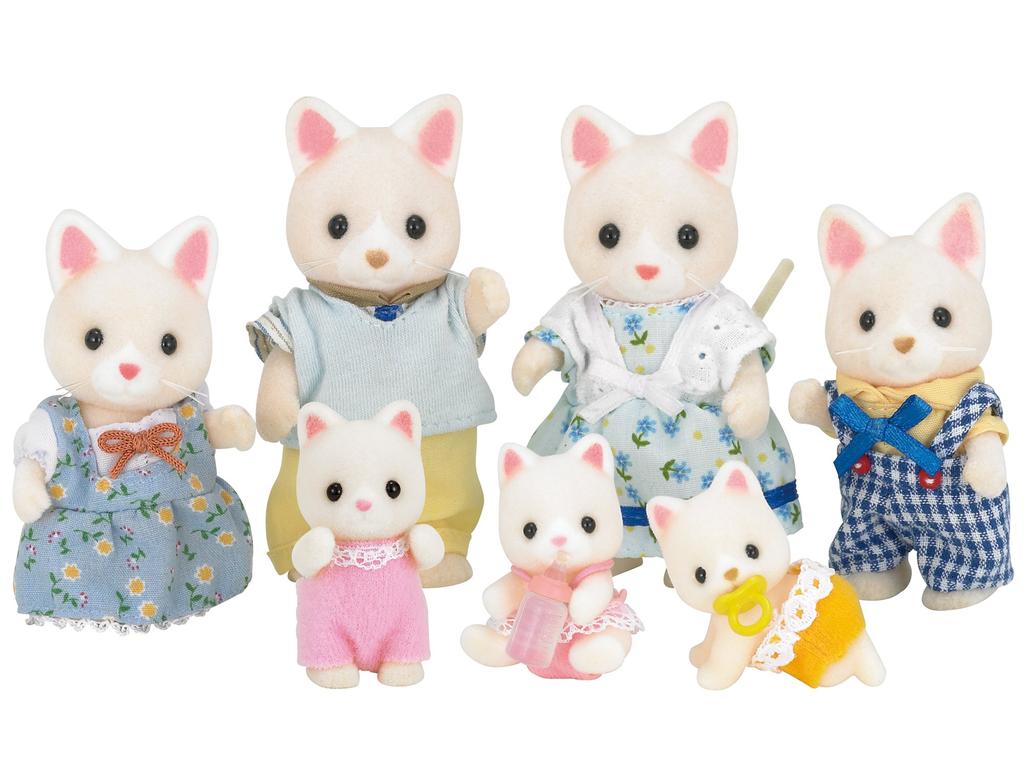 Sylvanian Families Doll Cat ST Mark Certification Ages Toy Dollhouse Sylvanian Families EPOCH [Silk Family] FS-12 3+