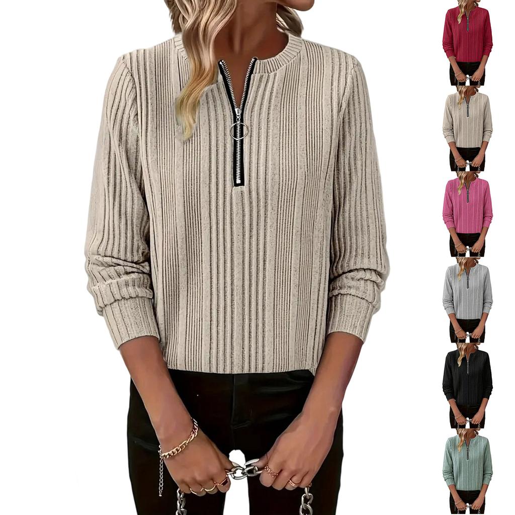 Women's Fashionable Long Sleeve Elegant Commuting And Casual Top