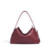 New Shoulder Bag Niche Cowhide Rhombus Messenger Bag Women's High-end Fashion Leather Woven Handbag