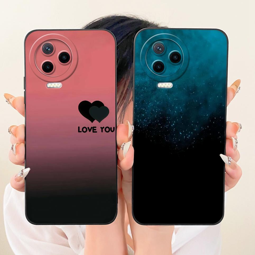 Чехол-картина с мультяшным китайским драконом и кошкой для Infinix Note 12 Pro 4G 5G Note12 2023 G96, задняя крышка, мягкий силиконовый чехол для телефона