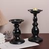 Iron Art Vintage Candlestick Black Candle Cup Candle Containers Candelabra Wedding Party Birthday