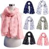 Women Printed  Soft Chiffon Shawl Wrap Wraps Scarf Scarves