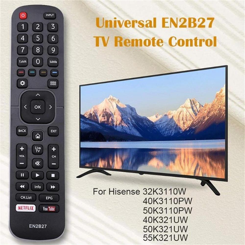 Пульт дистанционного управления Smart TV EN2B27 ДЛЯ Hisense RC3394402/01 3139 238