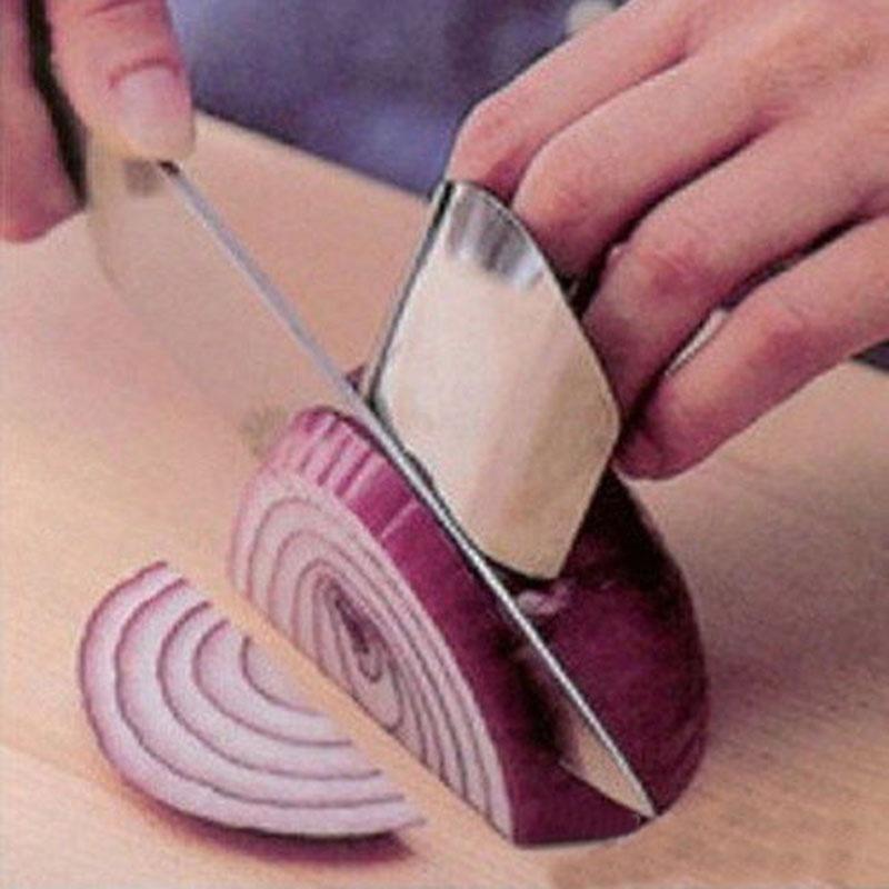 Нержавеющая сталь палец защита рук охранник безопасный нож для нарезки ножи кухонный инструмент