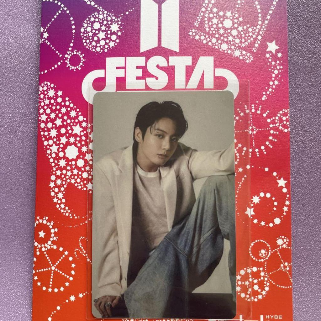 [USED] BTS FESTA 2025 CAPSULE ALBUM Trading Card Jungkook