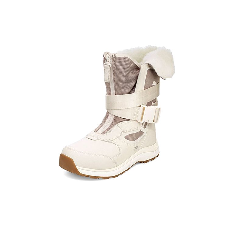 UGG Теплые женские сноубутсы Tahoe на молнии, комбинированные, цвет Жасмин-Белый 1103848-JSM