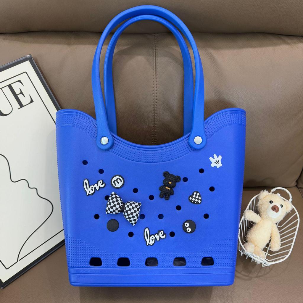 Водонепроницаемая пляжная сумка EVA - большая вместительная сумка через плечо для путешествий и хранения вещей