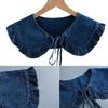 Clothing Accessories Layer False Collar Ruffle Denim Fake Shoulder Cute Shirt Fake Collar  Women