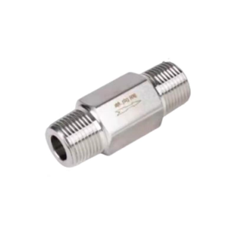 304 Stainless Steel Double Male Thread Check Valve