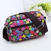 Middle Aged and Elderly Crossbody Bag Single Shoulder Bag Small Flower Cloth Bag Middle-aged Women's Bag Casual Nylon Canvas Bag