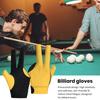 1 шт., 3-пальцевая бильярдная перчатка, противоскользящая, поглощающая пот, дышащая, для мужчин и женщин, левая рука, кий для снукера, спортивные перчатки, аксессуары для бильярда
