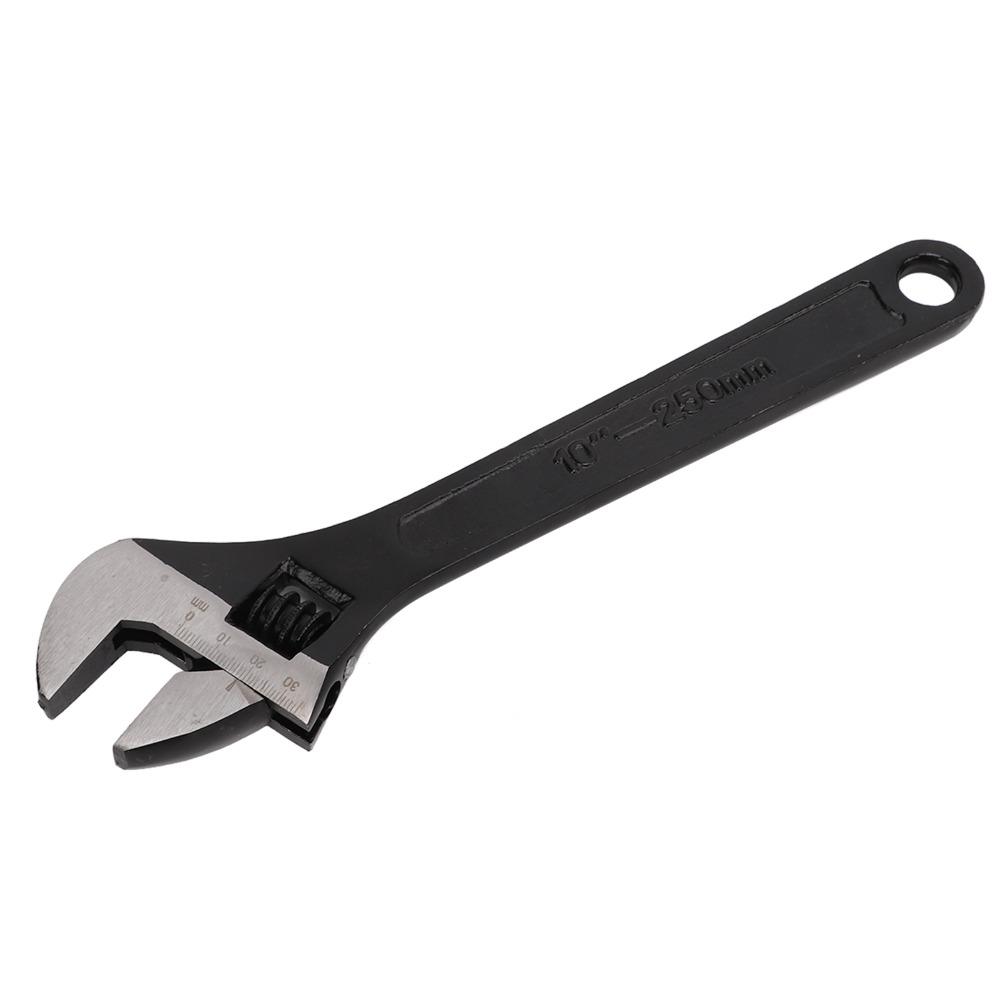 Adjustable Adjustable Wrench 45 Steel Open End Wrench Black Oxide Wrench General Maintenance