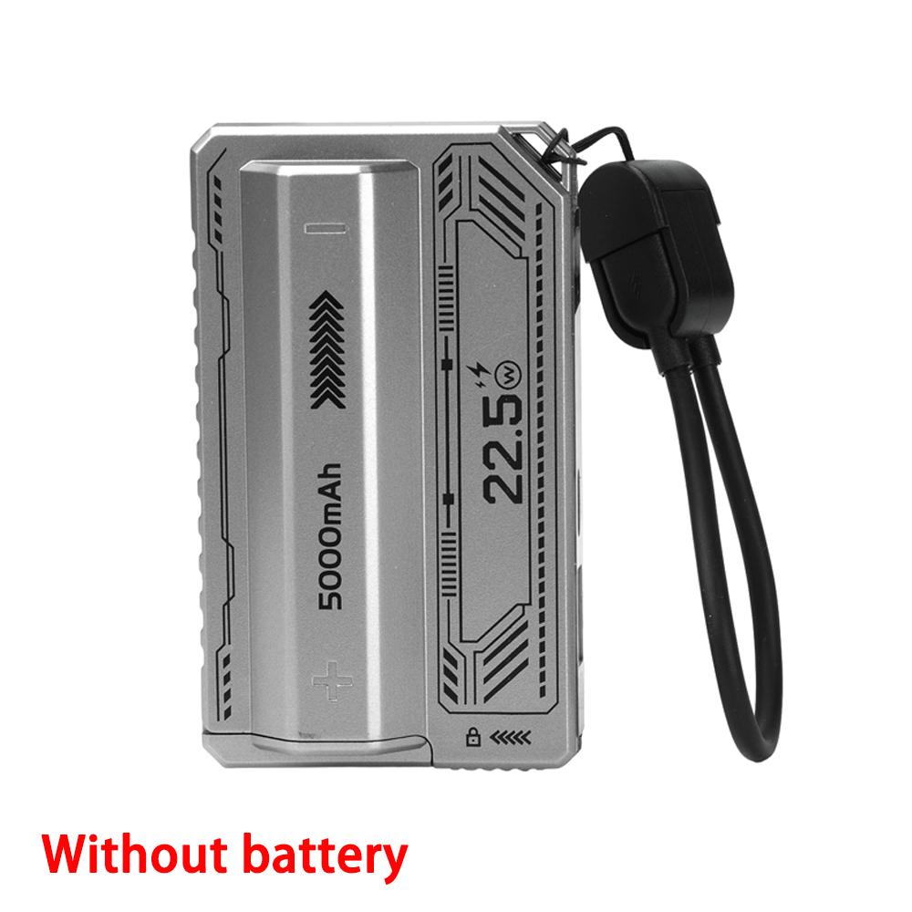 Корпус Power Bank PD 20W Оптоволоконный ИБП Источник Бесперебойного Питания Для Литиевой Батареи 21700 DIY Power Bank Батарейный Отсек