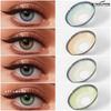 New Fashion Color Contact Lenses 2PCS Light Blue Eye Lenses Brown Contact Lenses Light Green Eye Lenses Color Cosmetic Contact Lenses
