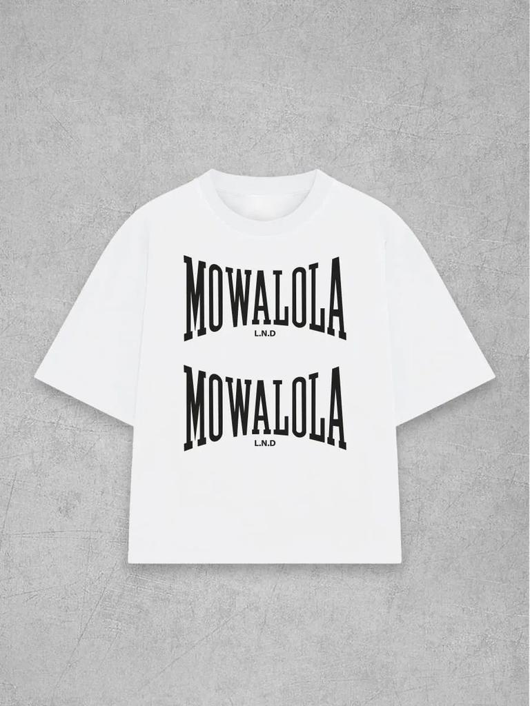 Y2K Mowalola print T‑shirt