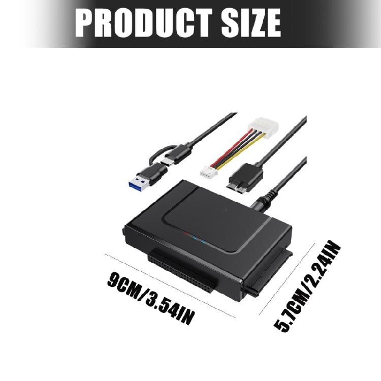 Внешний адаптер USB 3.0 IDE для 2,5-дюймовых жестких дисков с простым управлением