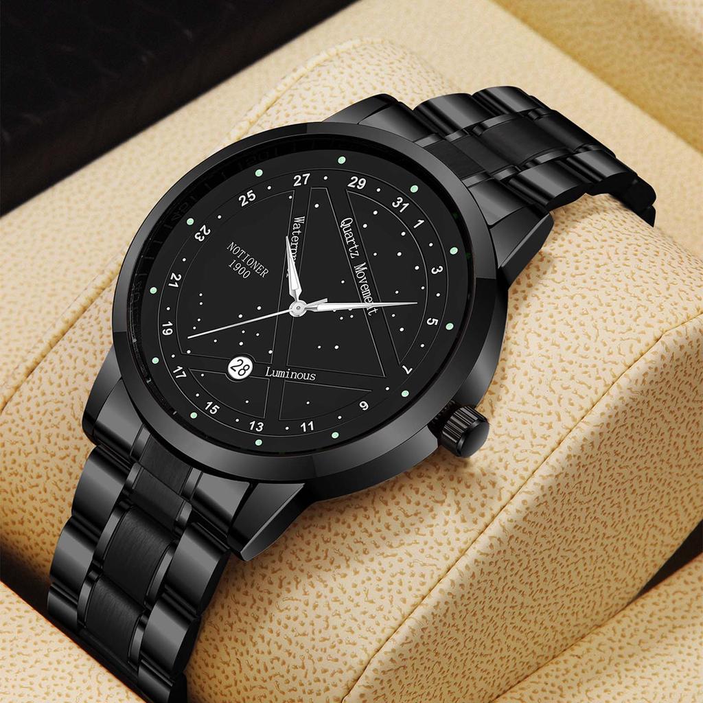 Men's Minimalist Watch Classic Business Watch Large Dial Men's Watch Hands Quartz Men's Watch Round Men's Watch