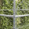 Dog Kennel 2 pcs Silver 4 x 2 x 2 m Galvanized Steel