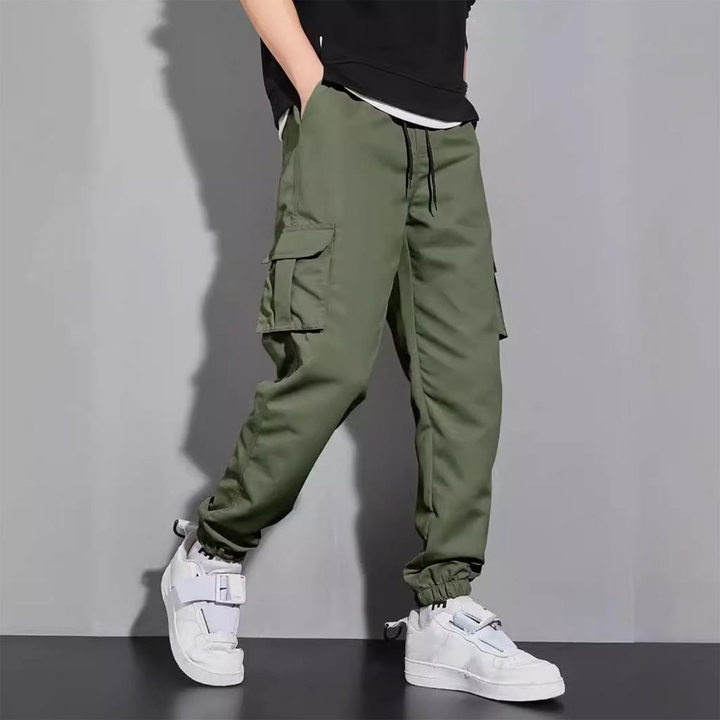 Casual Sports Pants Men's Loose Long Panel Fitness Running Training Pants