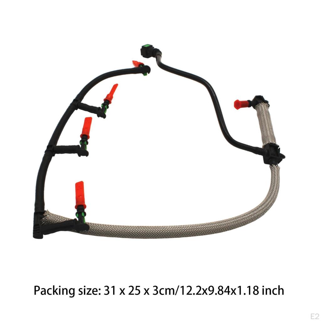 Трубка возврата топлива с зажимами запасная BK3Q9K022AF для Ford Transit