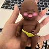 Игрушка-кукла для снятия стресса со съемными трусиками, портативная, черно-белая, для малышей, сжимающая, сенсорная, игрушка-фиджет для детей и взрослых, рождественский подарок