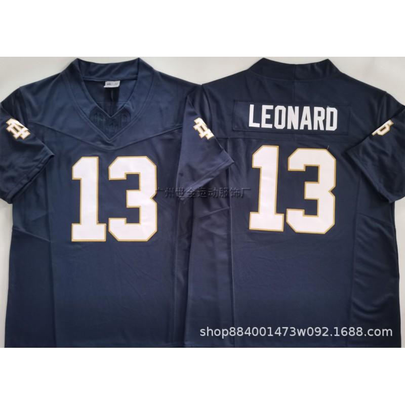 Mens Rugby Jersey Custom Embroidered Team Uniform Leonard Love 4 13 College Style Training Shirt Cotton Blend