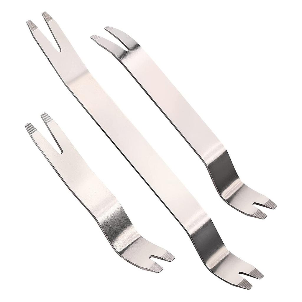 3PCS Auto Trim Removal Tool Kit No Scratch Pry Tool Kit for Car Door Clip Panel & Audio Dashboard Dismantle