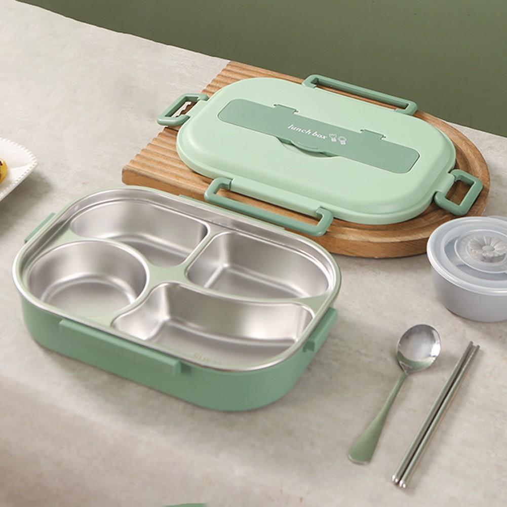 Ланч-бокс 22x14x7 см, чаша из нержавеющей стали 304, палочки для кемпинга