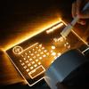 Креативная светодиодная доска для заметок, ночник, USB-перезаписываемая доска для сообщений, теплый мягкий свет для детей, подруга, украшение, ночник