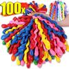 100Pcs/lot Latex Screw Twisted Balloons Spiral Thicken Long Balloon for Christmas Festival Wedding Birthday Party Decor Supplies