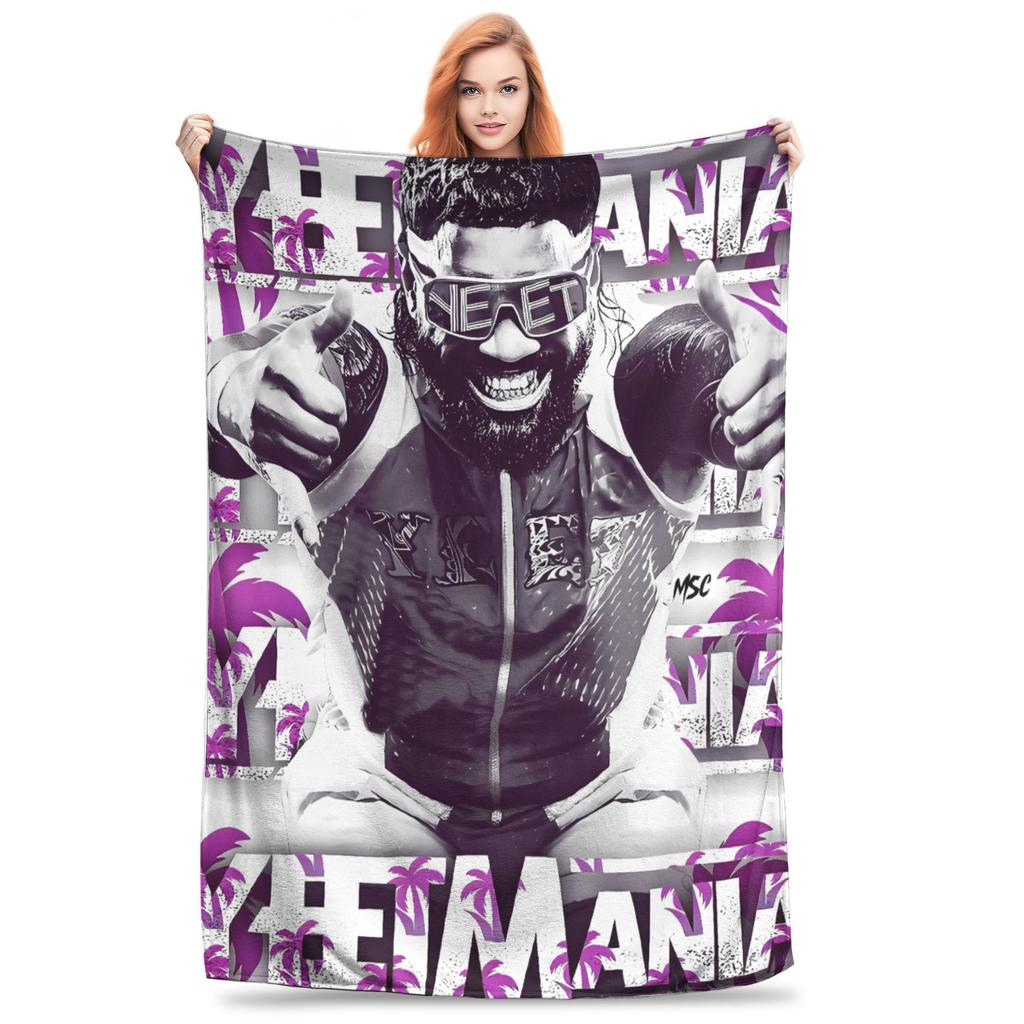 JEY YEET USO Борьба Теплое одеяло Детское плюшевое покрывало Смешное для дивана кресла Фланелевая простыня Покрывало для дивана-кровати