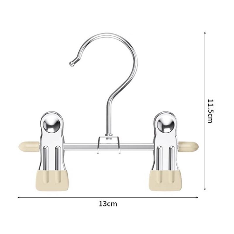 Набор из 5 бесшовных вешалок для брюк из нержавеющей стали, регулируемая подставка для обуви из нержавеющей стали, вешалка для брюк, держатель для сапог, портативный