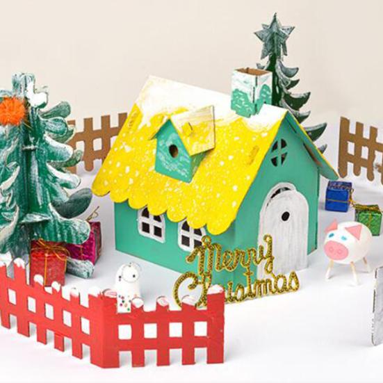 1 комплект, принадлежности для игрушек «сделай сам», легкий подарок на день рождения, забавная креативная форма дома, аксессуары для сборки «сделай сам», уникальная подробная бумага