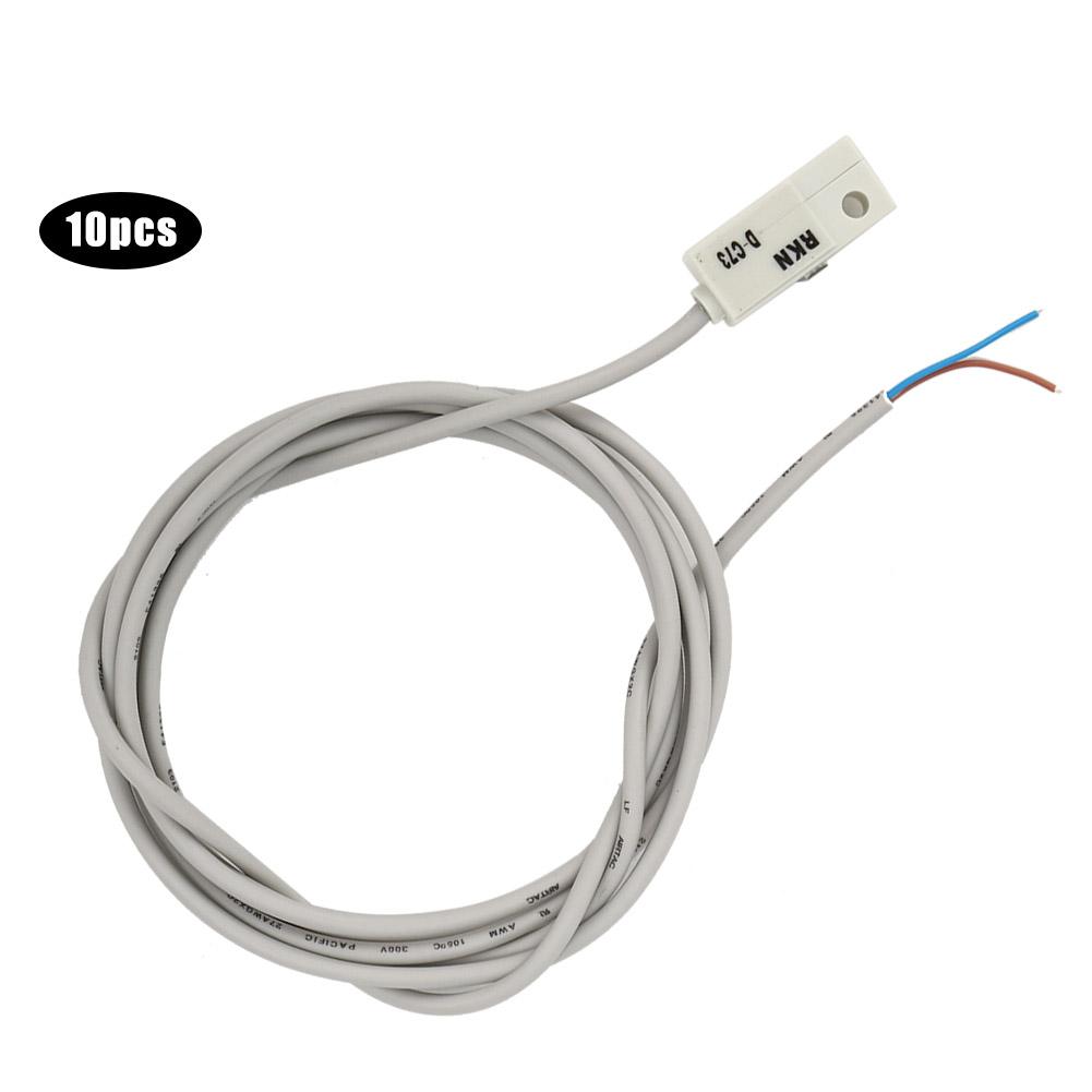 10 шт. Магнитный переключатель DC73 10 Вт герконовый пневматический цилиндр вкл./выкл. для CDG1 CDJ2 CDLG1 CDLJ2