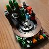 MOC Hand-Crank Small Train Track Building Block Model Ornament Educational Creative Assembly Bricks Children's Toy Birthday Gift