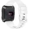 Силиконовый однотонный ремешок для часов с пряжкой для Versa/Versa 2/Versa Lite SE