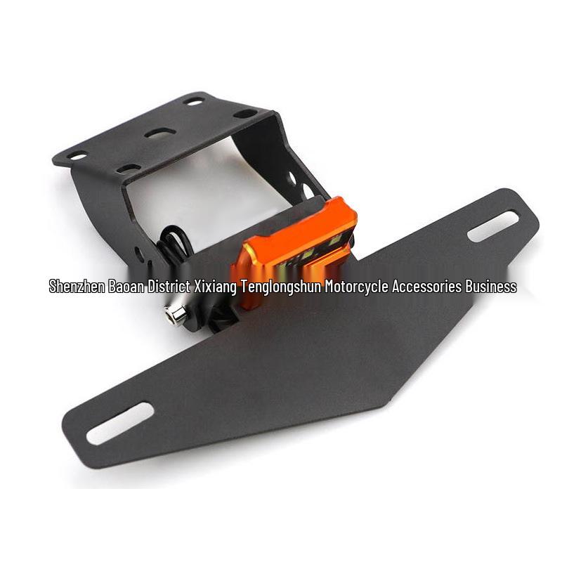 Совместимый держатель номерного знака с подсветкой для KTM DUKE 125/200/250/390 – Задний хвостовой аксессуар