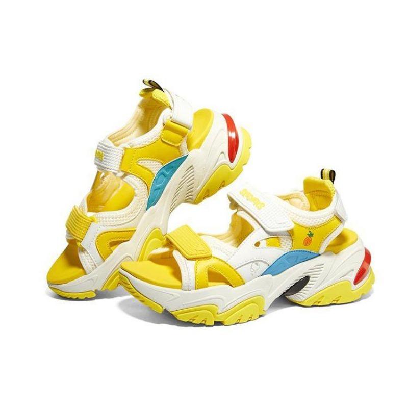 Skechers Женские пляжные сандалии Stamina V2 Бело-желтые 896124-WYL