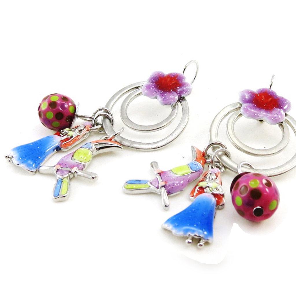 NOA [I9935] - Multicolor 'Vahiné' Designer Earrings