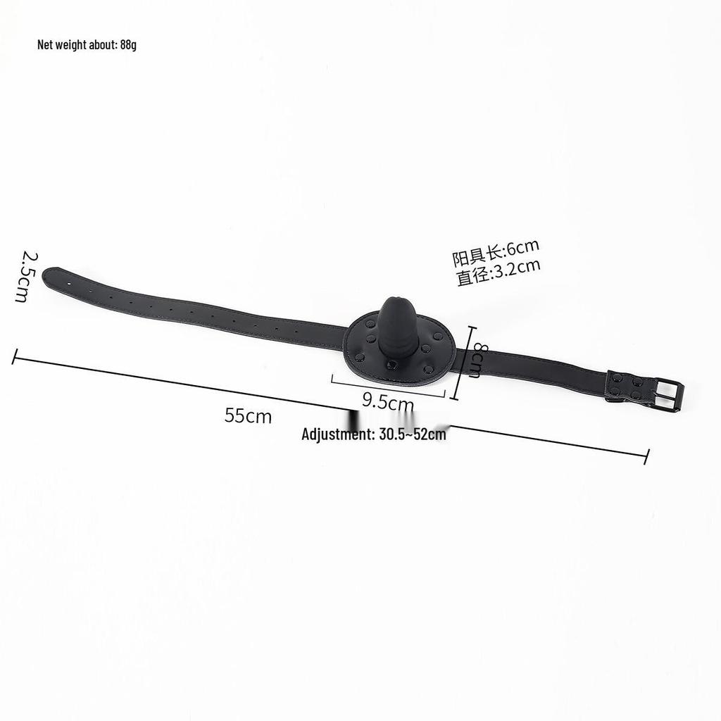 Взрослый силиконовый дилдо-кляп для практики глубокого горла - варианты короткий, средний, длинный