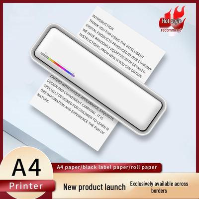 Портативный бесчернильный фотопринтер A4 X9 - Мобильный термопринтер с Bluetooth