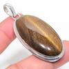 Подвеска из серебра 925 пробы с тигровым глазом ручной работы 2,40 дюйма L7q74