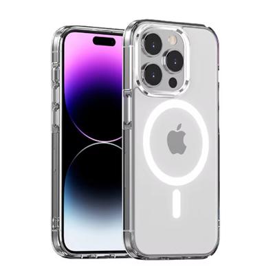 Прозрачный чехол для iPhone 11 12 13 14 15 16 Pro Max для Magsafe Magnetic Wireless Charging Case Magsafe 7 8 XR XsMax Cover Case