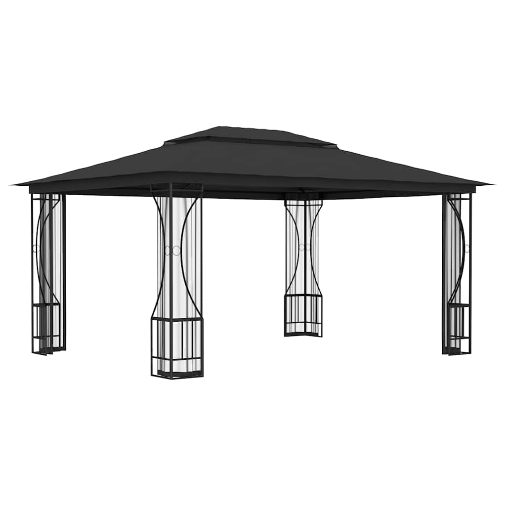 Gazebo with Netting 300 x 400 x 265 cm Anthracite