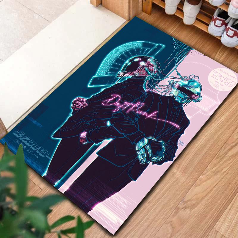 Daft Punk Carpet Rug for Living Room Bedroom Home Sofa Decoration,Kids play Nonslip Floor Mat